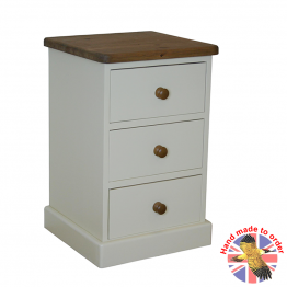 Farrow 3 Drawer Bedside Cabinet